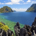 Fjord with rocky sides